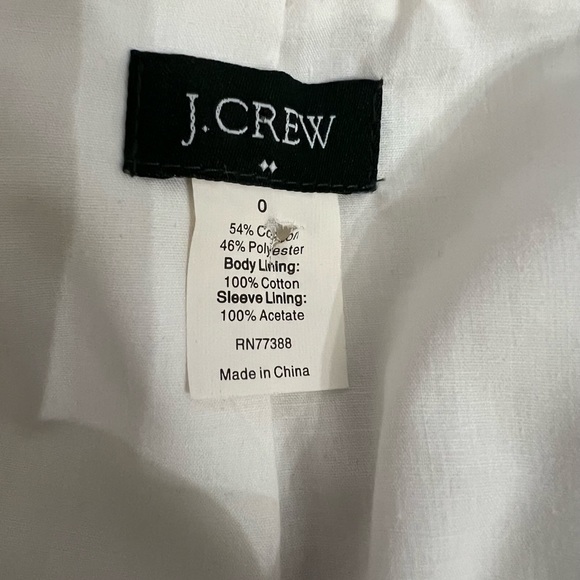 J.Crew Zebra Print Jacket Size 0 - Picture 6 of 6